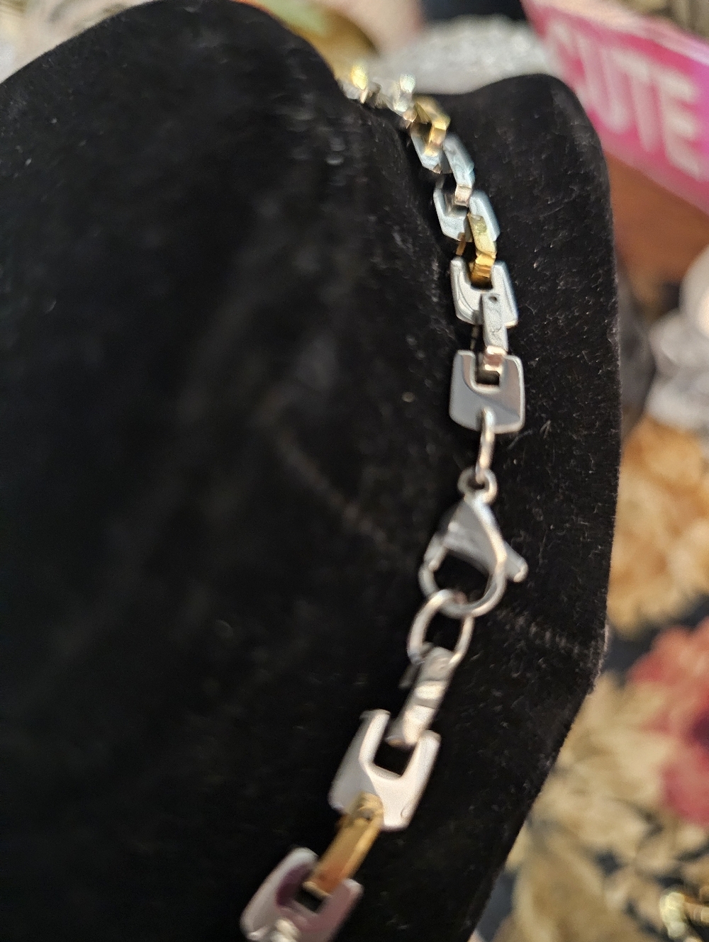 Stainless Steel 2-tone Necklace - Picture 3 of 4